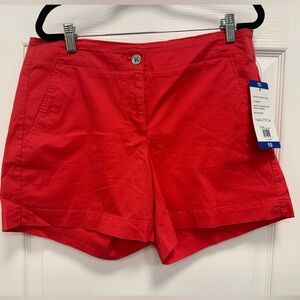 NWT- Nautica Cotton Stretch Twill Shorts, Size 10